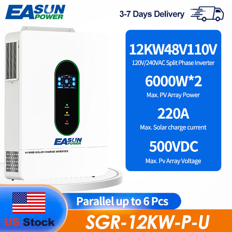 Mppt Charge Controller - Inversor Solar Híbrido EASUN US de