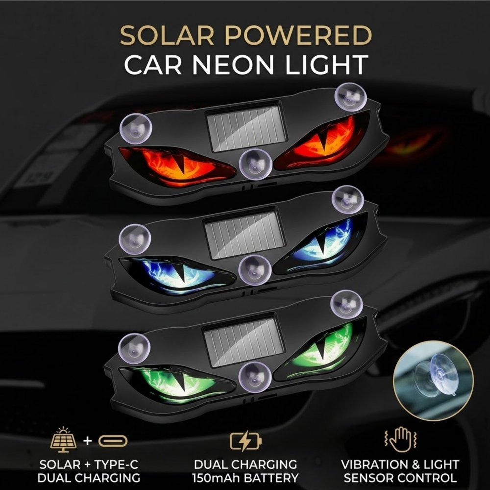 Luz de Neón para Automóvil con - Renewable Energy Solar reseña y precio
