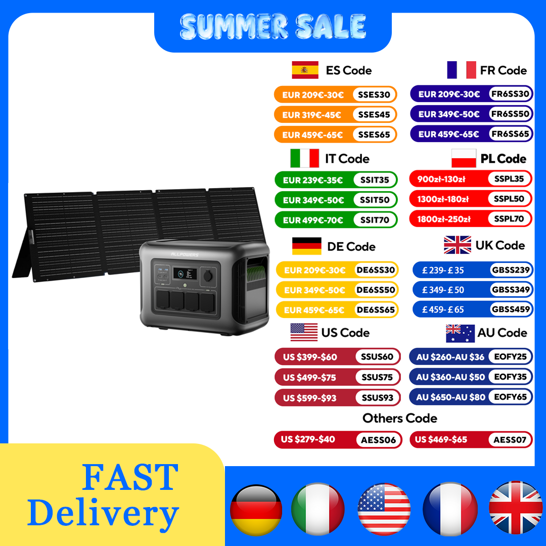 ALLPOWERS R1500 LITE Central e - Rv Solar Kit 400W reseña y precio