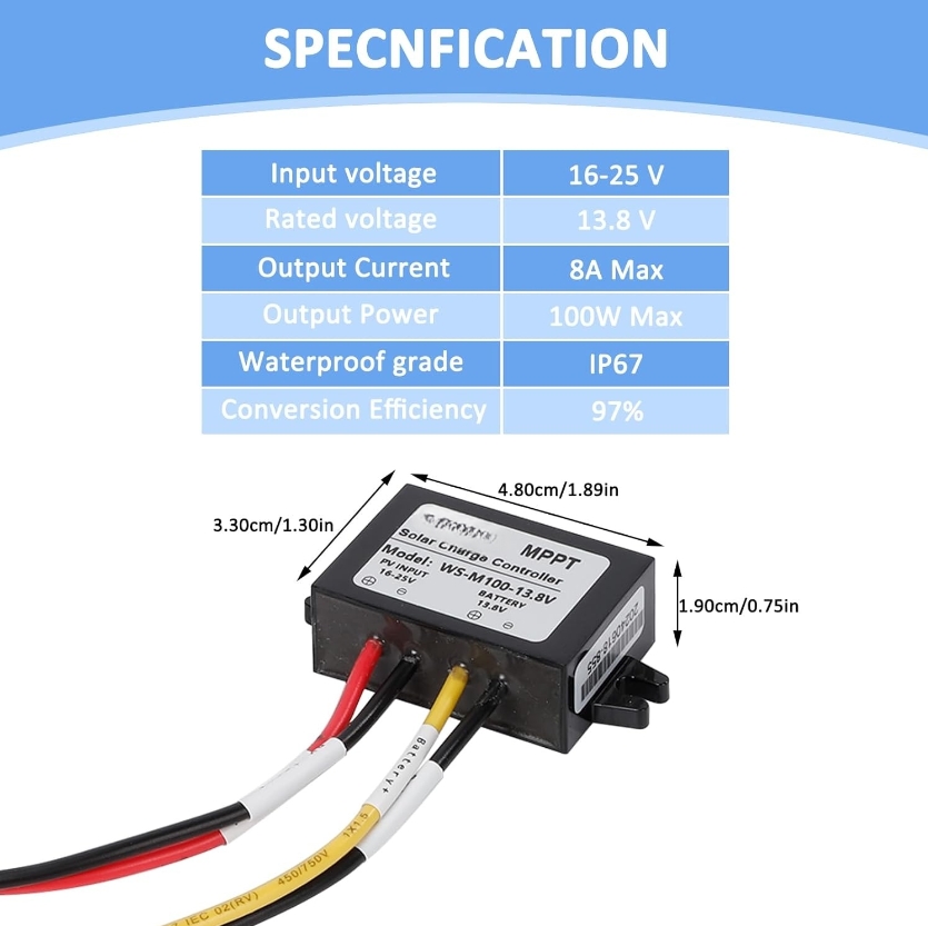 Controlador de Carga Solar MPP - Mppt Charge Controller reseña y precio