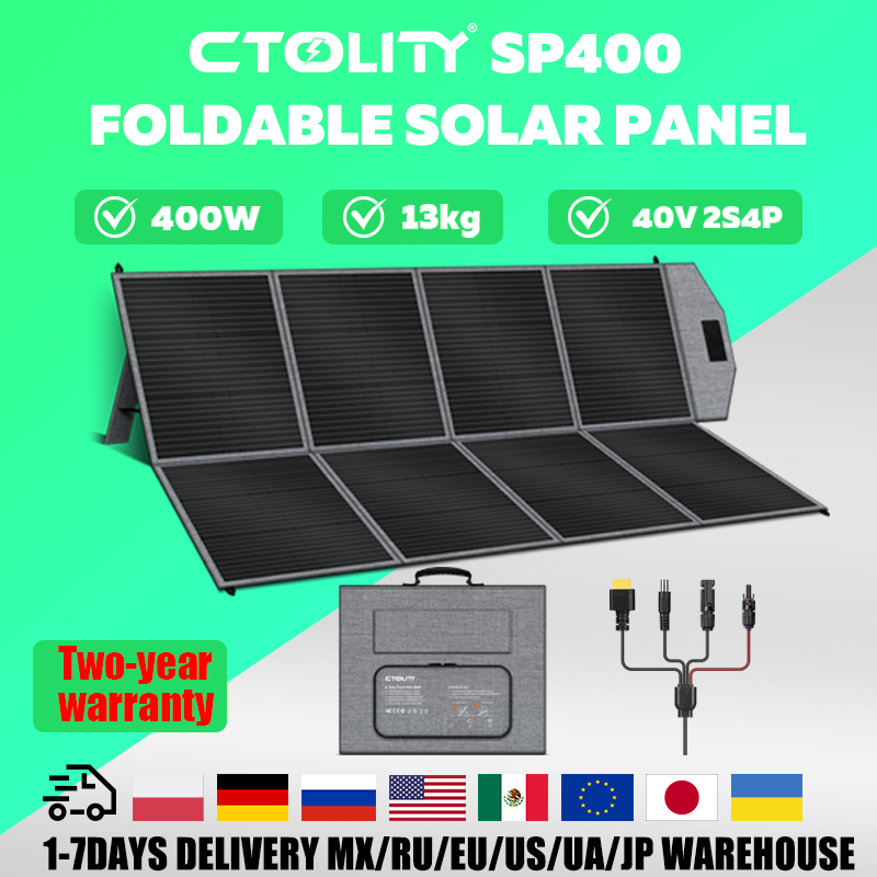 Panel Solar Portátil CTOLITY 4 - Rv Solar Kit 400W reseña y precio