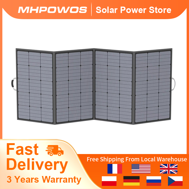 MHPOWOS 400W 220W 110W cargado - Rv Solar Kit 400W reseña y precio