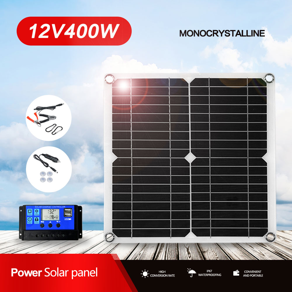 Kit completo de Panel Solar pa - Rv Solar Kit 400W reseña y precio